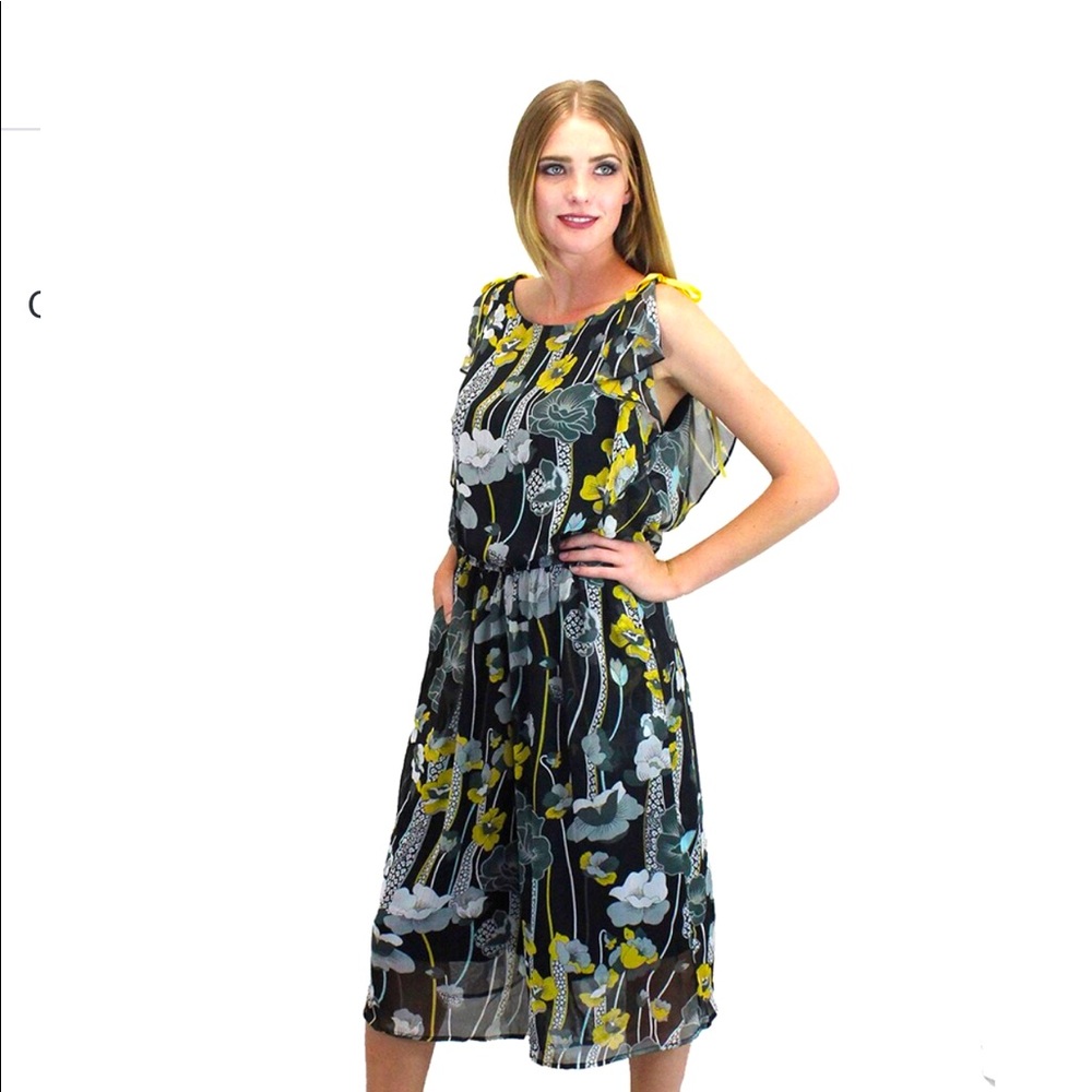 Relished-Black & Light Yellow JumpSuit